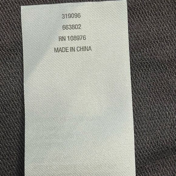 ModernSoul® Luxe French Terry Gray Lace-Trim Tunic Sweater - Picture 6 of 7